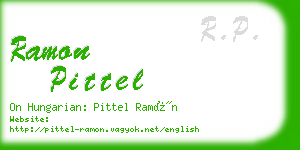 ramon pittel business card